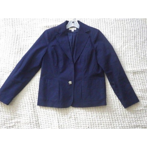 Appleseeds Jackets & Blazers - Appleseeds Petites Blue Jacket 6P Petite School Uniform Costume Wednesday Addams